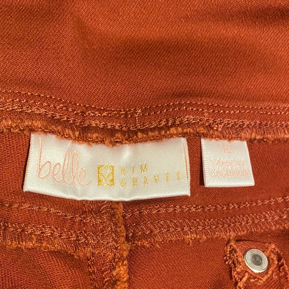 Belle by Kim Gravel Rust Chinos - Picture 2 of 4